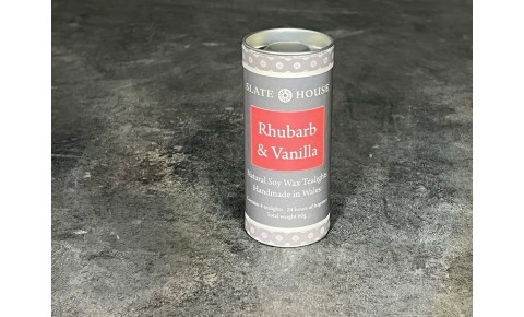 Rhubarb and Vanilla Soy Wax Tea Lights